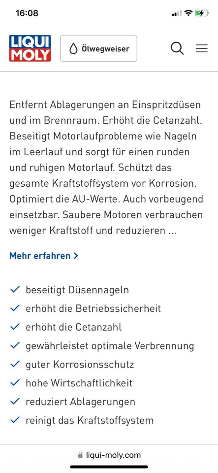 2x Liqui Moly Diesel Purge 1L Einspritzreiniger Dieselspülung in Ulm