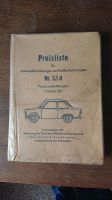 Buch Preisliste Trabant 601 Thüringen - Gerstungen Vorschau