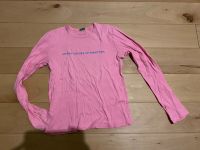 Longsleeve Benetton neonrosa Glitzerblau S Langarmshirt Top Düsseldorf - Bilk Vorschau