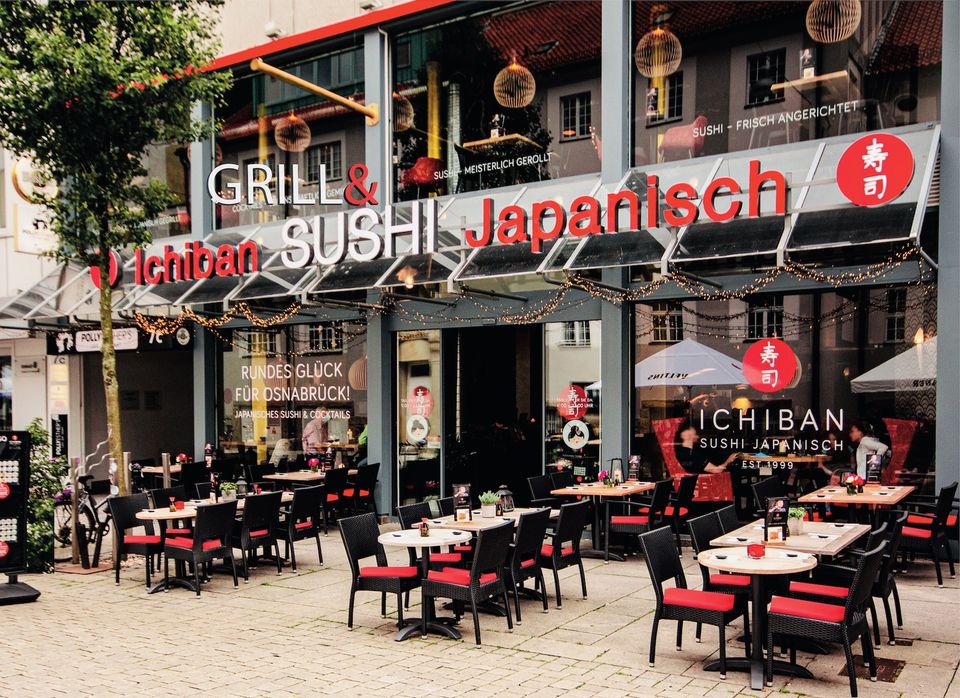 Gastronomie/Restaurant/Bar in Innenstadtlage - Ichiban Grill & Sushi in Osnabrück