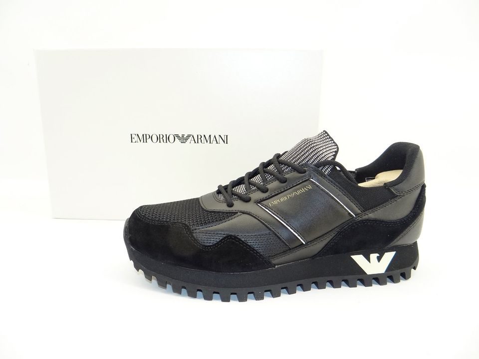 Emporio Armani FUSION Sneaker Low Schuhe Herren Sport Schwarz 42 in Hessen  - Stadtallendorf | eBay Kleinanzeigen ist jetzt Kleinanzeigen