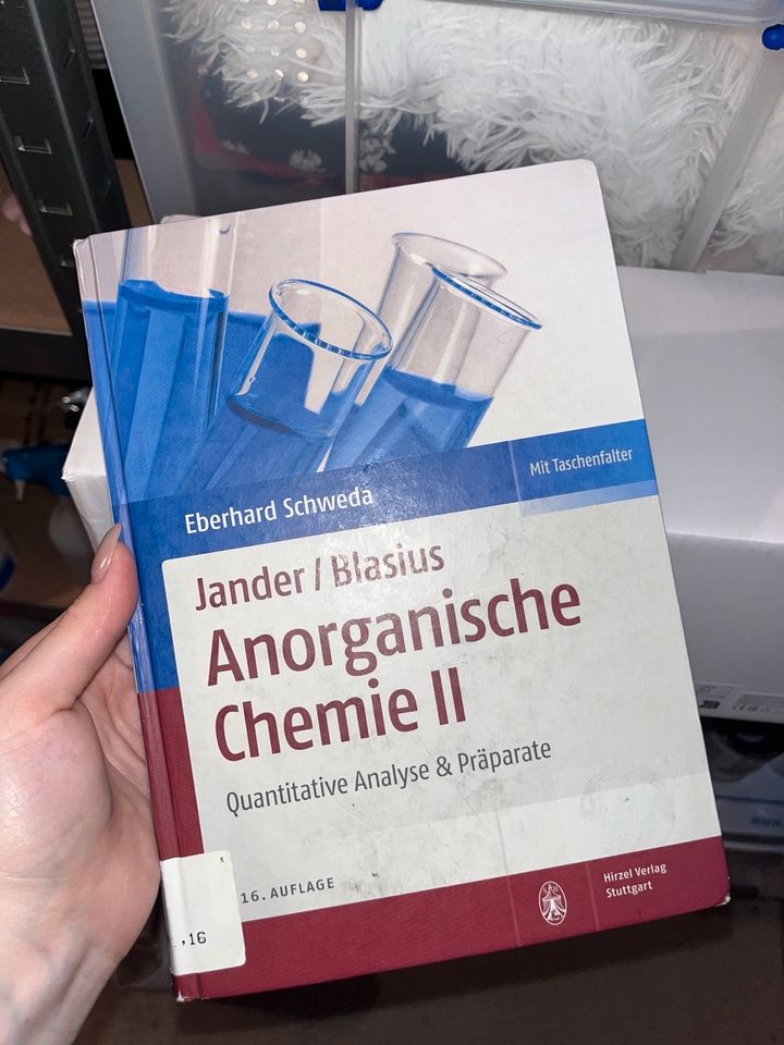 Jander Blasius Anorganische Chemie in Oldenburg