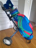 United Colours of Benetton Golftrolley Golfschläger Golftasche Schleswig-Holstein - Rethwisch (Stormarn) Vorschau