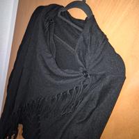 Taifun Damen Strickjacke asymmetrisch schwarz Fransen Onesize Saarland - Püttlingen Vorschau