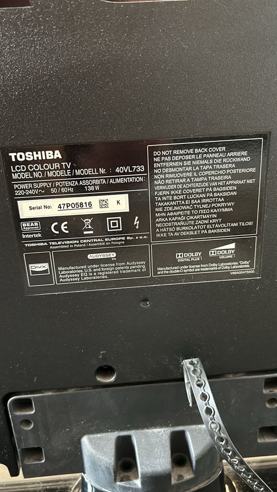 Toshiba Fernseher 43Zoll in Herne