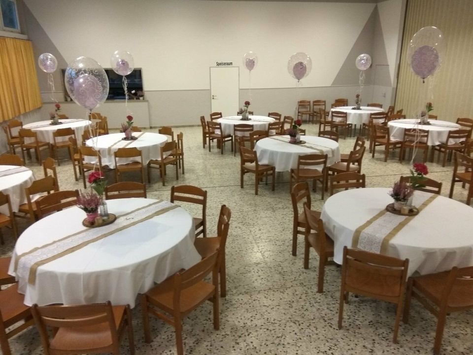 Runde Tische Hochzeit Jubiläum mieten Verleih in Bad Wünnenberg