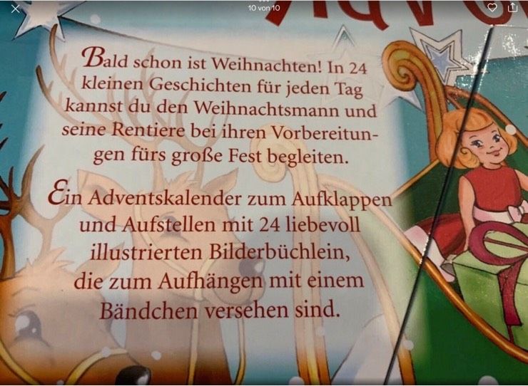 Mein schönster Adventskalender 24 Büchlein Mini Bücher ab 3 J in Edewecht