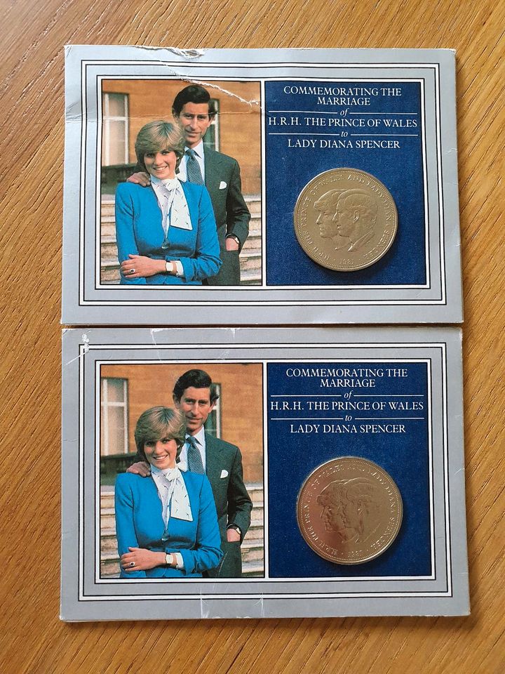 Medaille Charles & Diana 1981 in Lüdenscheid