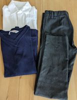 Schickes Set aus weißem Hemd und grauer Hose (Grösse 140) Kr. München - Oberschleißheim Vorschau