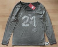 Z ONE BY ZABAIONE LANGARM SHIRT STRASS STERNE PRINT KHAKI 42 NEU Baden-Württemberg - Geislingen an der Steige Vorschau