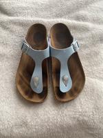 Birkenstock Sandalen Gizeh blau Niedersachsen - Horneburg Vorschau