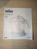 Braun Multiquick 3 Presse elektrische Orangenpresse München - Allach-Untermenzing Vorschau