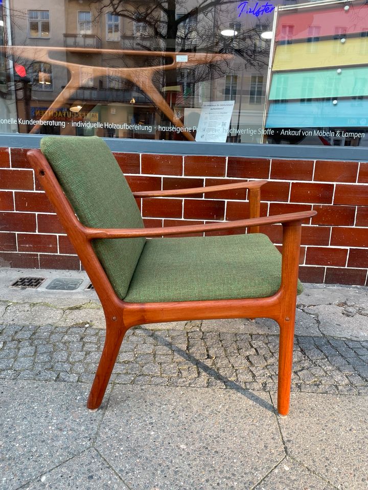 ◤ Ole Wanscher Lounge Chair pj 112 Dänisch Design Danish Teakholz Teak Vintage Stuhl 50er 60er 70er Cado France son mid Century Retro Holz massiv in Berlin