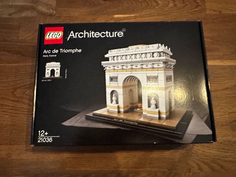 Lego 21036 Architecture Set Arc de Triomphe/Triumphbogen mit OVP in Bühl