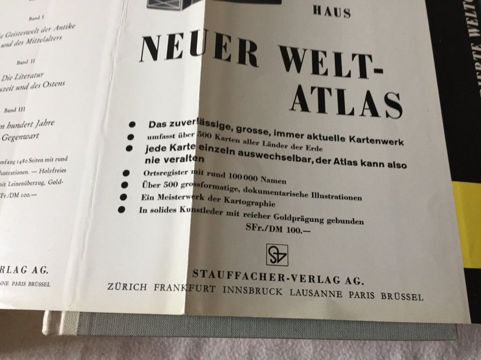 Illustrierte Weltgeschichte Bände 1-3 Stauffacher Bücher Zürich in Perl