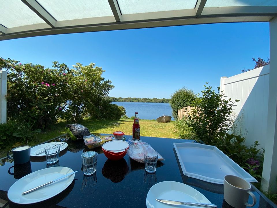 Ferienhaus am Wasser, Angelurlaub, Boot, eigener Seezugang in Halver