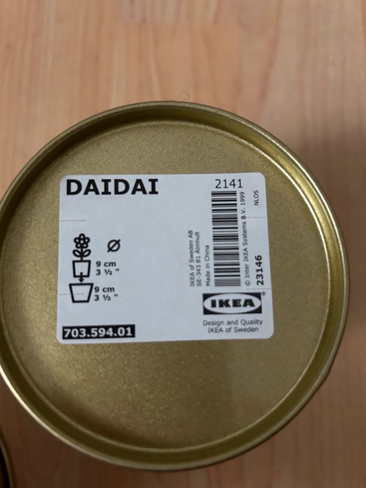 6 Blumentöpfe Daidai von Ikea in Spenge