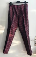 NEU Zara Slacks Hose - XS 34 Print gemustert dunkelrot high waist Hessen - Rödermark Vorschau