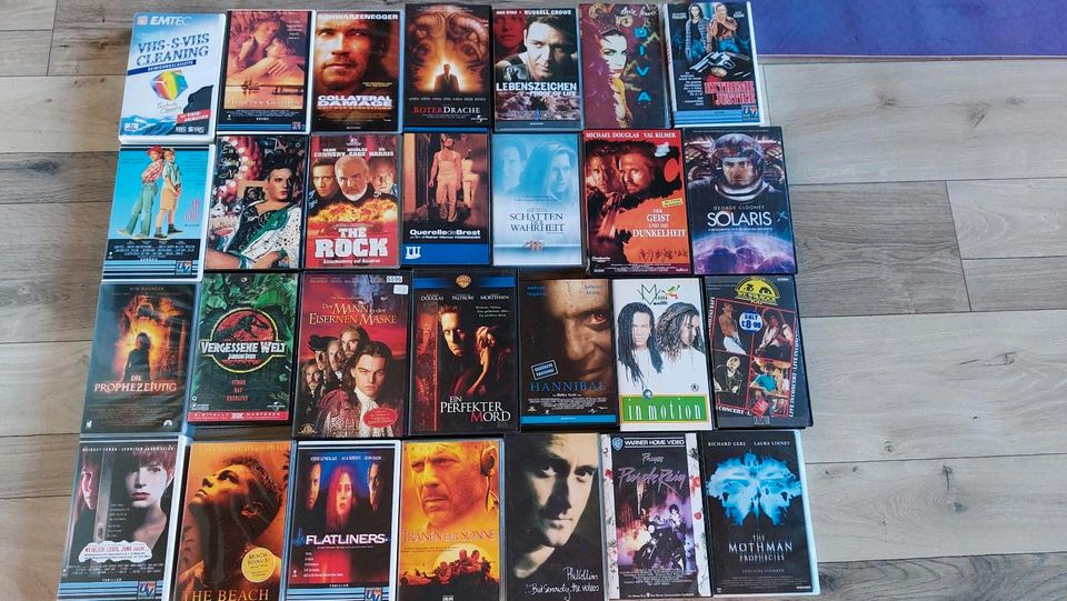 27 VHS Kassetten bis FSK 16 - Filme und Musik in Rastede