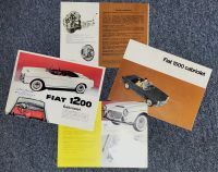 Prospekt - Fiat 1200 und 1500 Cabriolet - 1959 bis 1965 Nordrhein-Westfalen - Uedem Vorschau