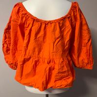 ZARA Offshoulder Carmen Bluse *Gr.XL* Orange mit Niedersachsen - Walsrode Vorschau