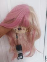 Perücke rosa blond Haare Ponny Wellen Party Kostüm sexy Barbie Berlin - Spandau Vorschau