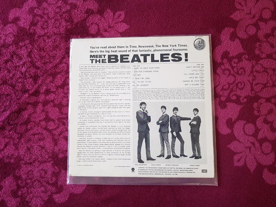 Schallplatte von den Beatles in Hebertsfelden
