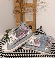 Sneaker Knöchelschuhe mit Pailletten Gr.39 Hessen - Eppstein Vorschau
