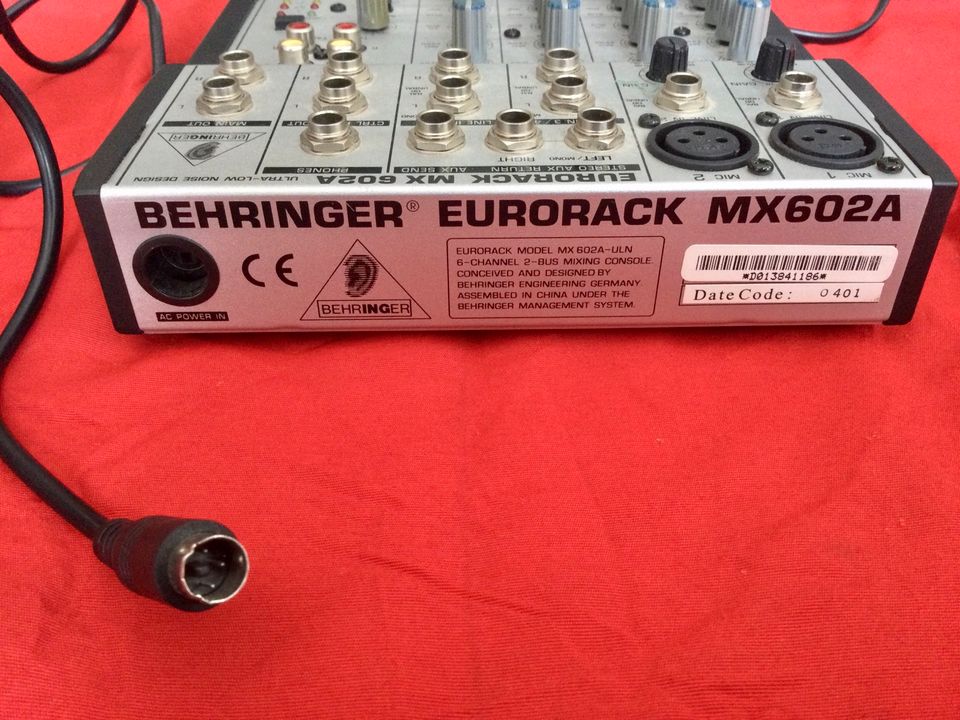 Eurorack MX 602 A Mischpult mit Original Netzteil, Topzustand! in Mülheim (Ruhr)