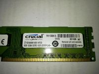 GEPRÜFT Arbeitsspeicher Crucial 8GB DDR3 1600 PC3 12800U-11-11-B1 Berlin - Treptow Vorschau