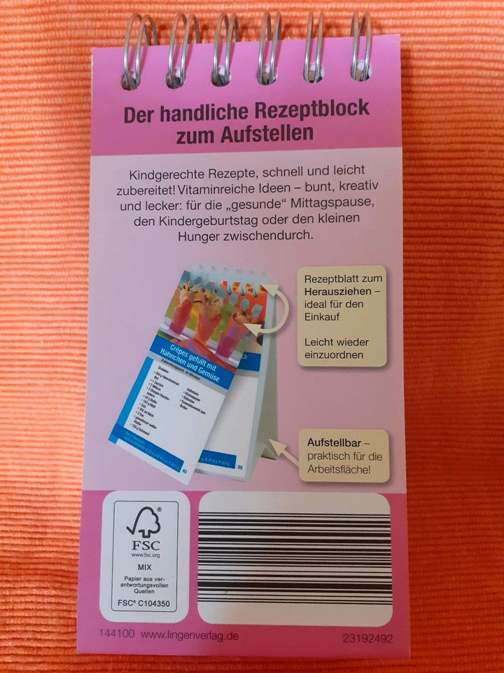 Kinder-Küche Rezepte  Rezeptblock Kochbuch in Langenselbold