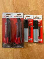 2K-CUTTER MESSER MIT SCHIEBER 2x und 2pack Abbrechklinge Würth Hessen - Darmstadt Vorschau