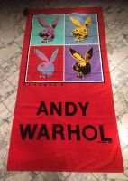 Ein Vintage Handtuch, Playboy mit Andy Warhol Schrift Friedrichshain-Kreuzberg - Kreuzberg Vorschau