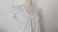 Bluse Dirndlbluse Wiesnbluse lang weiß kurzärmlig Top Shirt München - Laim Vorschau