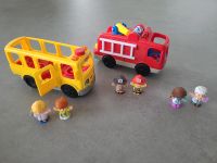 NEUw. - Fisher Price Little People Feuerwehr Schulbus Bus Figuren Bayern - Neukirchen vorm Wald Vorschau