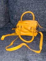 Handtasche Mini Bag Braun Büffel Leder Farbe Maisgelb Wandsbek - Hamburg Farmsen-Berne Vorschau