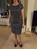 Kleid TAIFUN Gr.38 Etuikleid Businesskleid dunkelblau weißgepunkt Harburg - Hamburg Wilstorf Vorschau