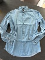 Denim jeans Hemd von Jakes 39/40 Haifischkragen Hessen - Glashütten Vorschau
