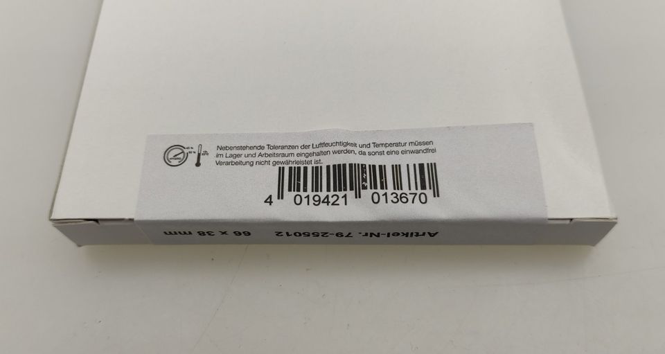 300 Packungen Haftetiketten 66x38mm, Restposten Paletten Großhandelwaren kaufen in Tanna