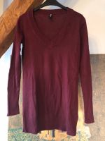 Schicker langer Pullover Pulli rot dunkelrot V-Ausschnitt strick Rheinland-Pfalz - Koblenz Vorschau