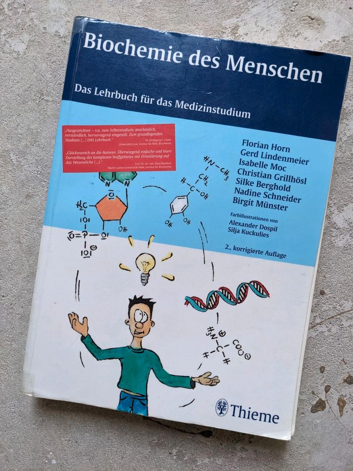 Biochemie des Menschen Medizinstudium 2. Auflage in Sandhausen