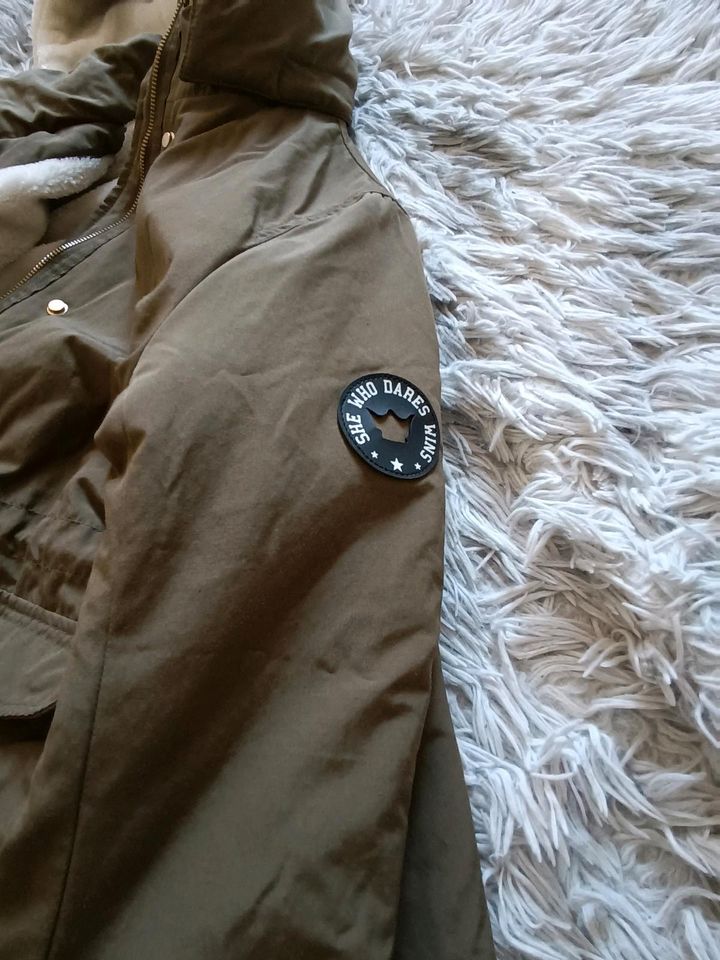 H&m Jacke Parka Khaki 152 158 in Eisenach