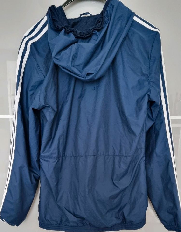 Adidas Windbreaker Hoddie Kapuze Blau Gr.S Neu in Bielefeld