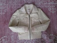 Only Lederjacke Bikerjacke Motorrad Kleidung M creme Schleswig-Holstein - Kappeln Vorschau