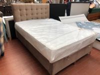 Bett Boxspringbett Samt Hellbraun 140X200 inc Matratze & Stauraum Neustadt - Hohentor Vorschau