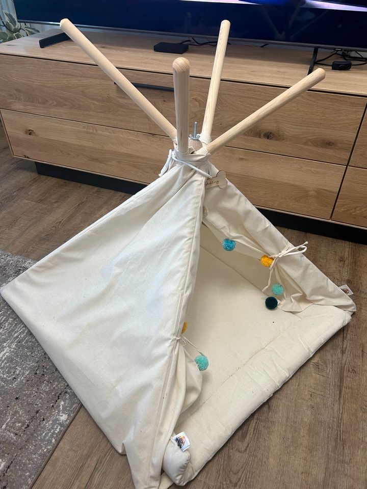 Tipi für Hunde und Katzen wie neu zu verkaufen. 80x80x95 in Nürnberg (Mittelfr)