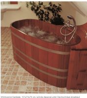 Whirlwanne Whirlpool Holzbadewanne 119x73x70 cm Lärche Bayern - Bad Kissingen Vorschau