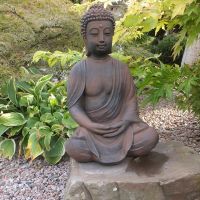 Steinfigur Buddha Shiva Gartenfigur Dekoration Nordrhein-Westfalen - Korschenbroich Vorschau