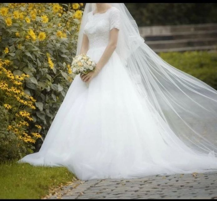 Brautkleid Lisa Donetti in ivory, Gr. 34 in Ankum