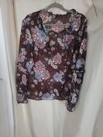 Braune Bluse mit Muster Nordrhein-Westfalen - Lohmar Vorschau